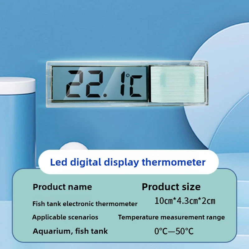 Aquarium Fish Uk - Termometro per acquario Misuratore elettronico LCD