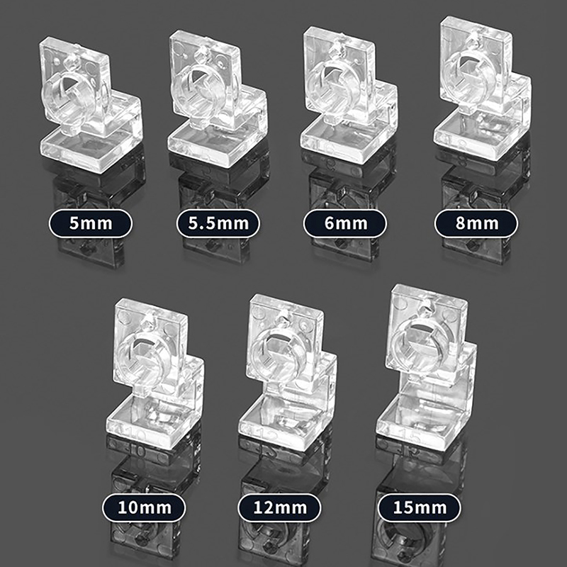 Aquarium Fish Elevator - 4 pezzi clip acriliche per acquario