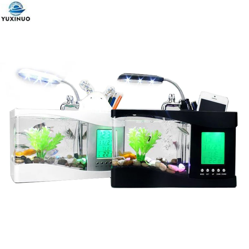 Aquarium Fish Electric - Acquario USB da Scrivania Mini con