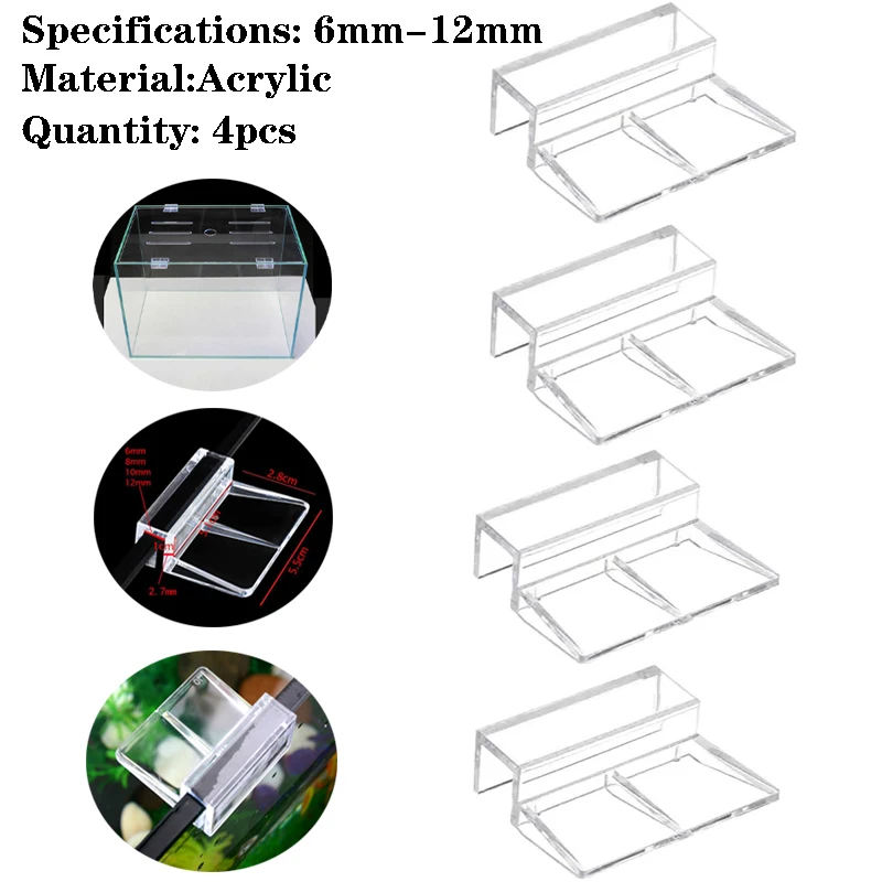6mm/8mm/10mm/12mm 4 pezzi clip - Aquarium Fish Elevator recensione e prezzo