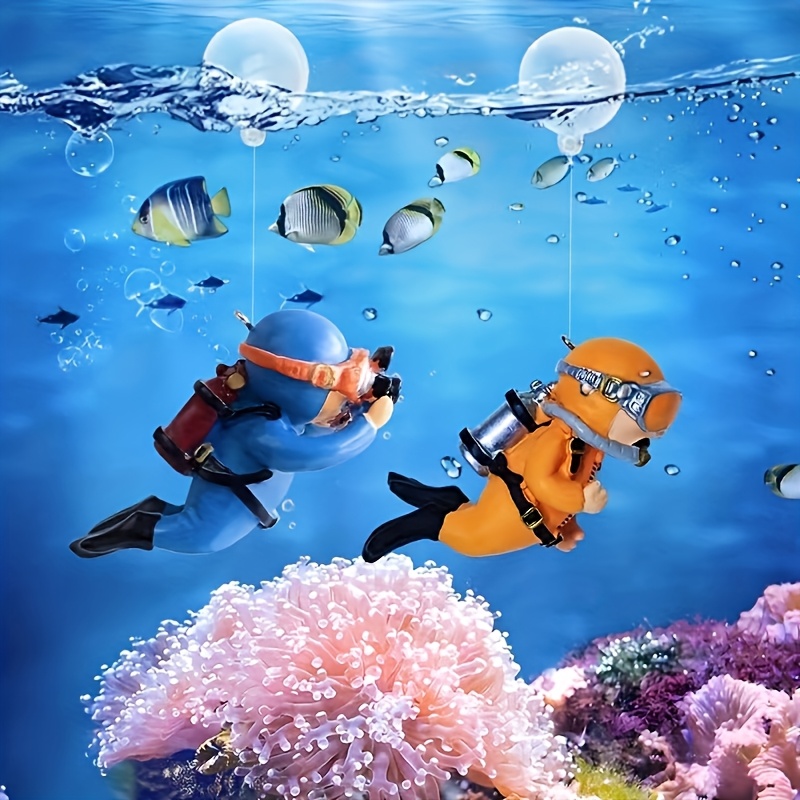 2 pezzi di vivaci decorazioni  - Aquarium Fish For Sale Online recensione e prezzo
